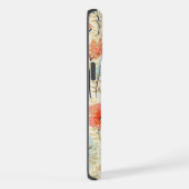 Moderner rosafarbener Glitzer Personalisierter Nam iPhone Hülle (Rechte Seite)