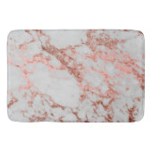 Moderner Rose Gold Glitzer Badematte (Vorderseite)