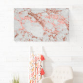 Moderner Rose Gold Glitzer Banner (Insitu)