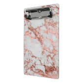 Moderner Rose Gold Glitzer Mini Klemmbrett (Gewinkelt2)