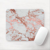 Moderner Rose Gold Glitzer Mousepad (Mit Mouse)