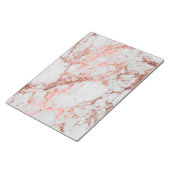 Moderner Rose Gold Glitzer Notizblock (angewinkelt)