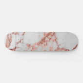 Moderner Rose Gold Glitzer Skateboard (Horizontal)