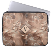 Moderner Rose-Notebook-Sieb Laptopschutzhülle (Vorderseite)