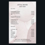Moderner Rosegold Glitzer Flyer<br><div class="desc">Moderner Rosegold Glitzer Flyer. auf beiden Seiten. Entworfen für Designer, Stylist, Salons, Haar- und Make-up-Künstler, Nägel und Lash Künstler, Wellness-Center und vieles mehr.</div>