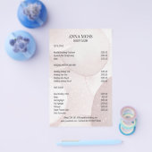 Moderner Rosegold Glitzer Flyer (Einzeln)