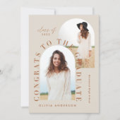 Moderner rostgeometrischer MehrFoto-Bogen-Abschlus (Vorderseite)