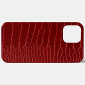 Moderner roter Krokodil Case-Mate iPhone Hülle (Rückseite (Horizontal))