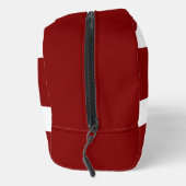 Moderner Roter Name Waschbeutel (Rechts)