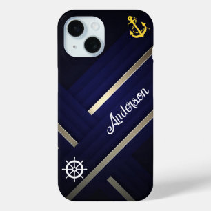 Moderner Royal Caribbean Cruise Blue White Text Case-Mate iPhone Hülle
