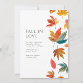 Moderner Rückgang des Brautparty der Liebe Einladung (Vorderseite)