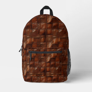 Moderner Rucksack im Lederoptik mit zeitloser Auss