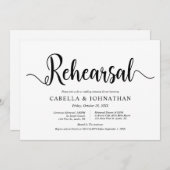 Moderner rustikaler Bauernhof, Hochzeitsfeier, Pro Einladung (Vorne/Hinten)