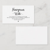 Moderner rustikaler Bauernhof, schwarze Schrift, F Begleitkarte (Vorne/Hinten)