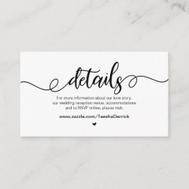 Moderner rustikaler Bauernhof, Schwarzer Schriftar Begleitkarte