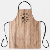 Moderner Rustikaler BEST VATER JE Cooler Retro Hol Schürze (Vorderseite)