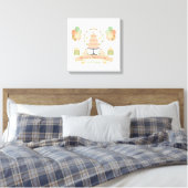 Moderner rustikaler Chic Geburtstag Leinwanddruck (Insitu (Schlafzimmer))