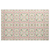 Moderner rustikaler Creme-Rosen-Rosa Watercolor Stoff (Yard (91,4 cm))