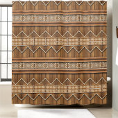 Moderner rustikaler Duschvorhang