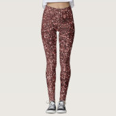 Moderner rustikaler klassischer Glitzer Leggings (Vorderseite)