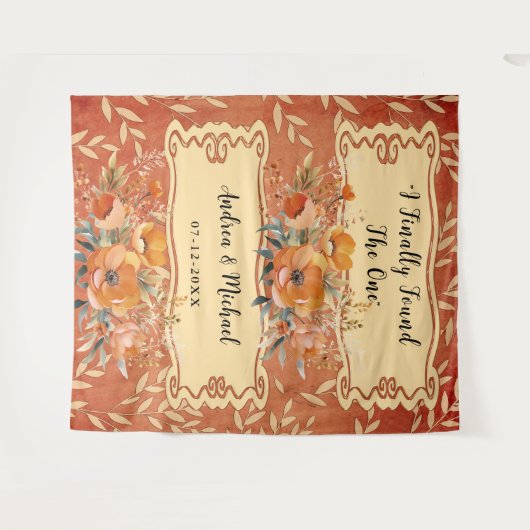 Moderner rustikaler, neutraler, erdverschmutzter H Wandteppich (Vorderseite (Horizontal))