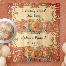 Moderner rustikaler, neutraler, erdverschmutzter H Wandteppich