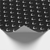 Moderner Rustikaler Rentier Antler Weihnachtsfeier Geschenkpapier (Ecke)