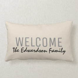 Moderner rustikaler Sand Lendenkissen