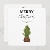 Moderner Rustikaler Weihnachtsbaum (Vorne/Hinten)