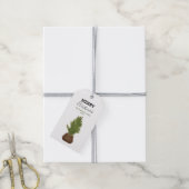 Moderner Rustikaler Weihnachtsbaum Geschenkanhänger (Mit Garn)