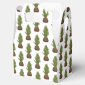 Moderner Rustikaler Weihnachtsbaum Geschenkschachtel (Geöffnet)