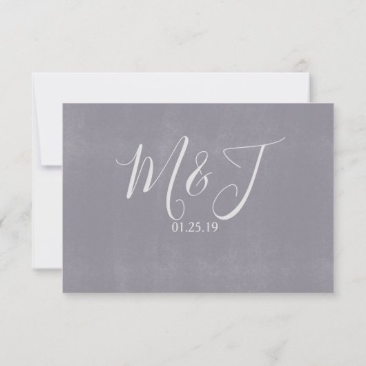 Moderner Rustikaler Windmühle-Stein Einladung (Rückseite)