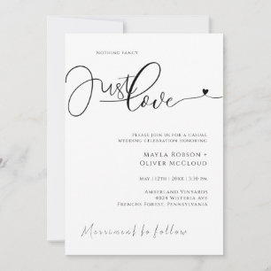 Moderner Sage Balck und White Simple Wedding Einla Einladung