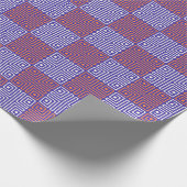 Moderner Saisonzeitgenössischer Geburtstag Geschenkpapier (Ecke)