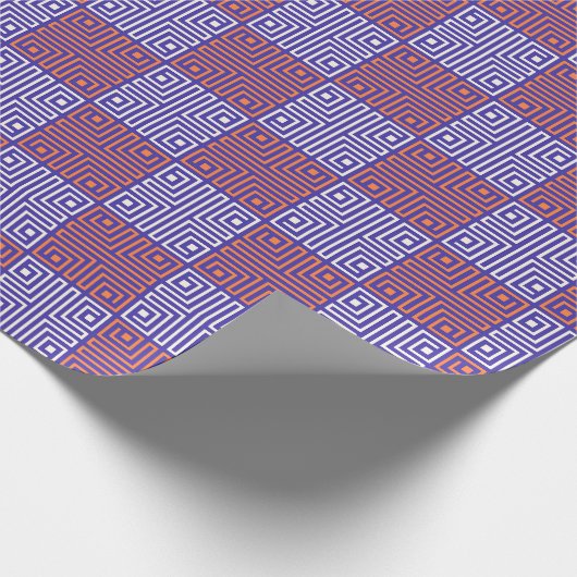 Moderner Saisonzeitgenössischer Geburtstag Geschenkpapier (Ecke)