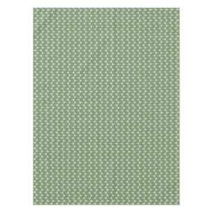 Moderner Salbeigrüner Dreiecks-Weihnachts-Geometri Tischdecke
