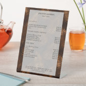 Moderner Salon Price Sockelschild (In Situ)