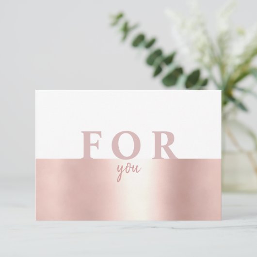 Moderner Salon Rosegold (Stehend Vorderseite)