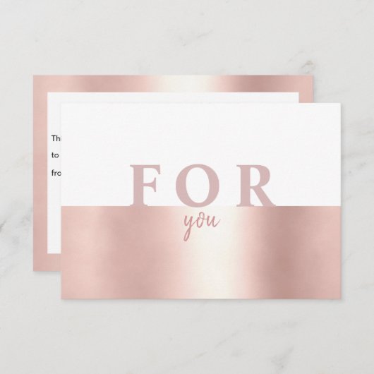 Moderner Salon Rosegold (Vorne/Hinten)