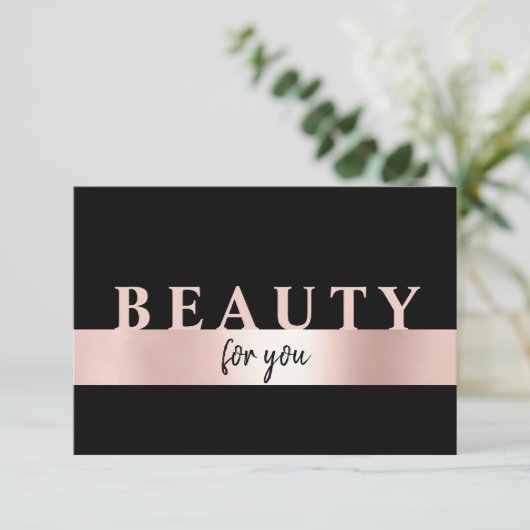 Moderner Salon Rosegold (Stehend Vorderseite)