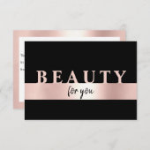 Moderner Salon Rosegold (Vorne/Hinten)