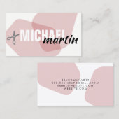 Moderner Salon Stylist Visitenkarte (Vorne/Hinten)