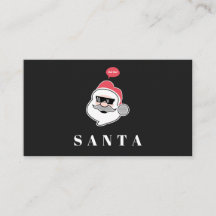 Moderner Santa Minimalistischer Cooler Spaß Whimsi