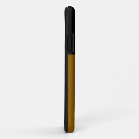 Moderner Sattelbrauner Schwarzer Nahtloser Farbblo Case-Mate iPhone Hülle (Hinten/Rechts)