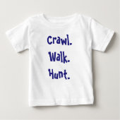 Moderner Säugling Typografie Romper Baby T-shirt (Vorderseite)