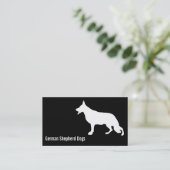 Moderner Schäferhund Visitenkarte (Stehend Vorderseite)
