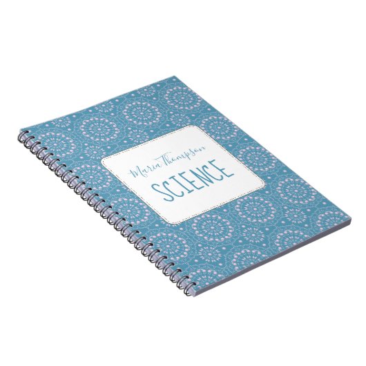 Moderner schick einfache Student Thema Periwinkle Notizblock (Rechte Seite)