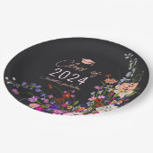 Moderner, schicker Abschluss von wild lebenden Blu Pappteller (Schrägansicht)