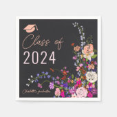 Moderner, schicker Abschluss von wild lebenden Blu Serviette (Vorderseite)