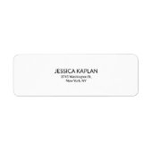 Moderner Schlichter Eleganter Minimalistischer Sti (Vorne)